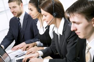 French Contact center telephone interpreting
