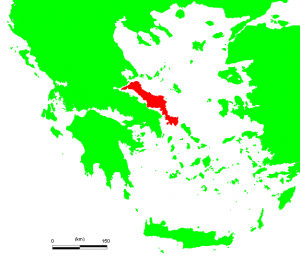 Map of Evia